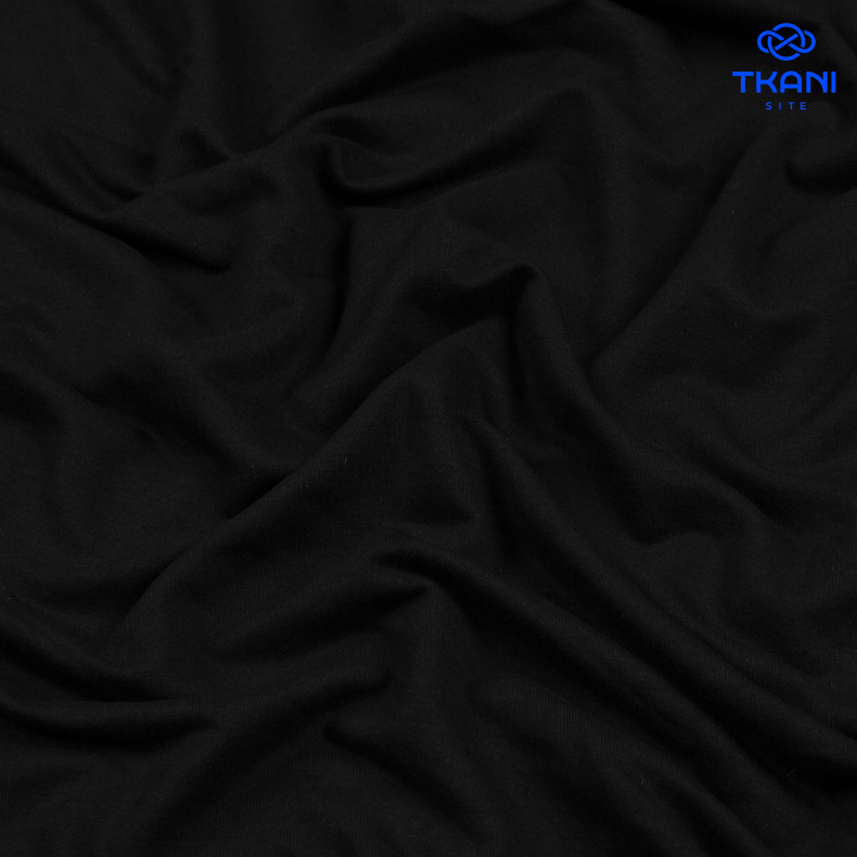 2158. Футер 2х нитка. Петля. Черный от Tkani.site