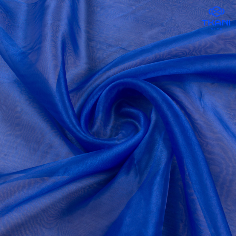 2159. Органза. Азурин от Tkani.site