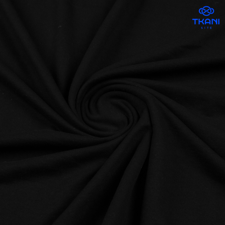 2164. Футер 2х нитка. Петля. Черный от Tkani.site