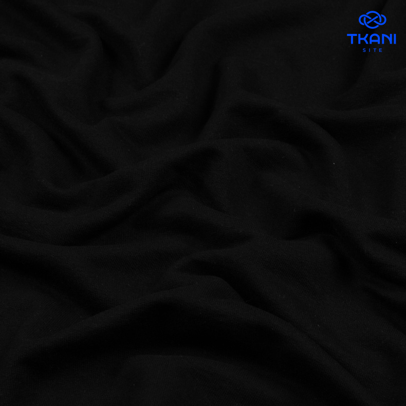 2164. Футер 2х нитка. Петля. Черный от Tkani.site