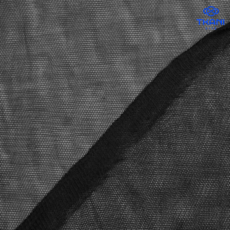 2166. Фатин. Черный от Tkani.site