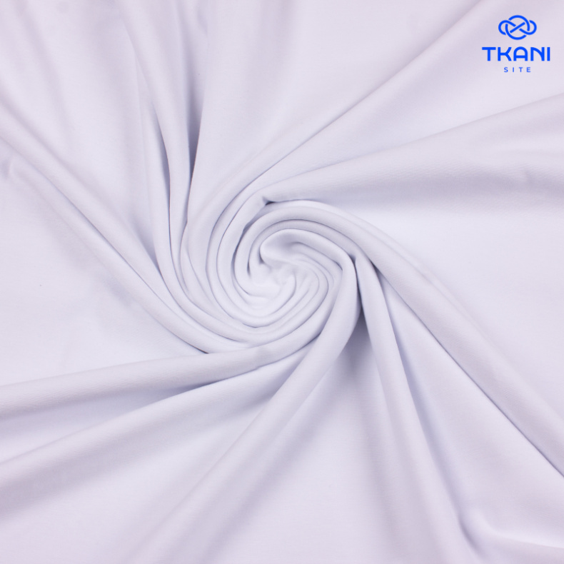 2170. Кулирная гладь. Пенье. Белый от Tkani.site