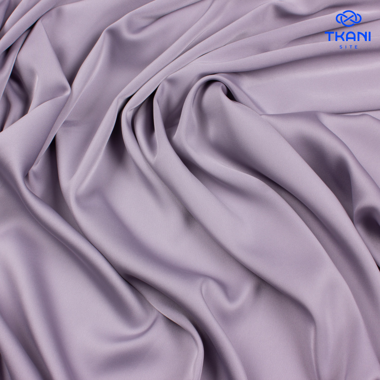 2173. Искусственный шелк. Армани. Серый жемчуг - фото 1