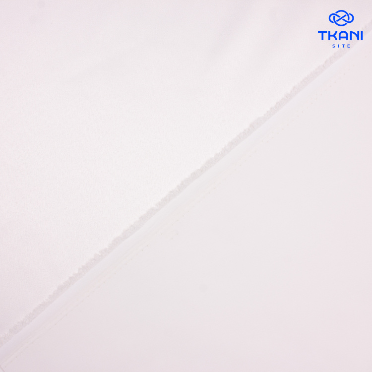 2181. Костюмно-плательный атлас. Молочный - фото 2