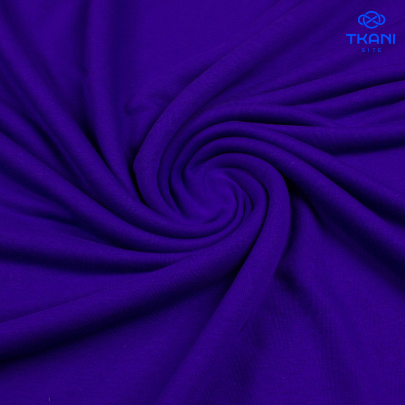 2186. Футер 3нитка. Петля. Синий от Tkani.site