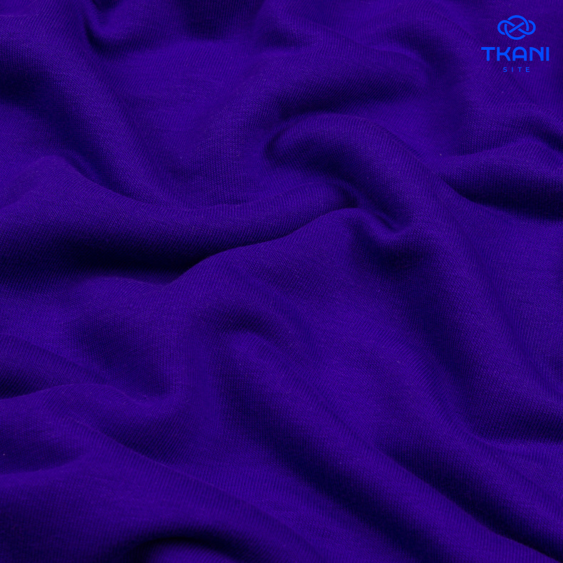 2186. Футер 3нитка. Петля. Синий от Tkani.site