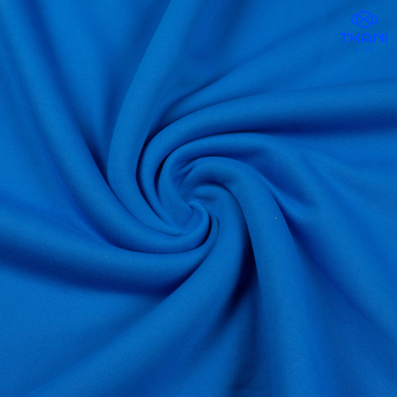 2196. Футер 3нитка с начесом. Дрезденский синий от Tkani.site