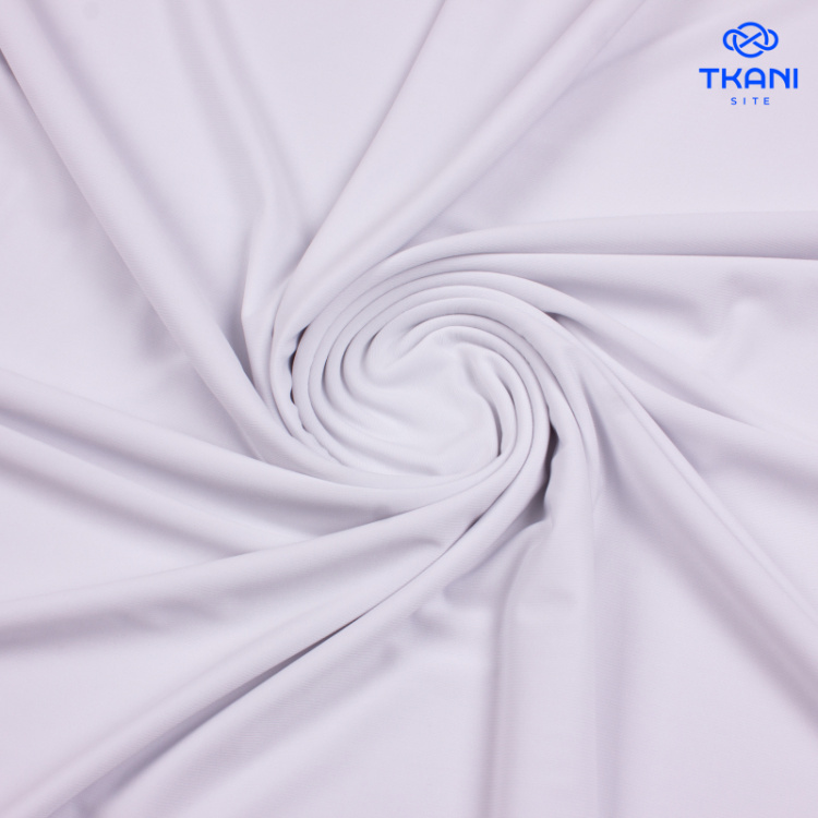 2199. Трикотажное полотно. Масло. Белый