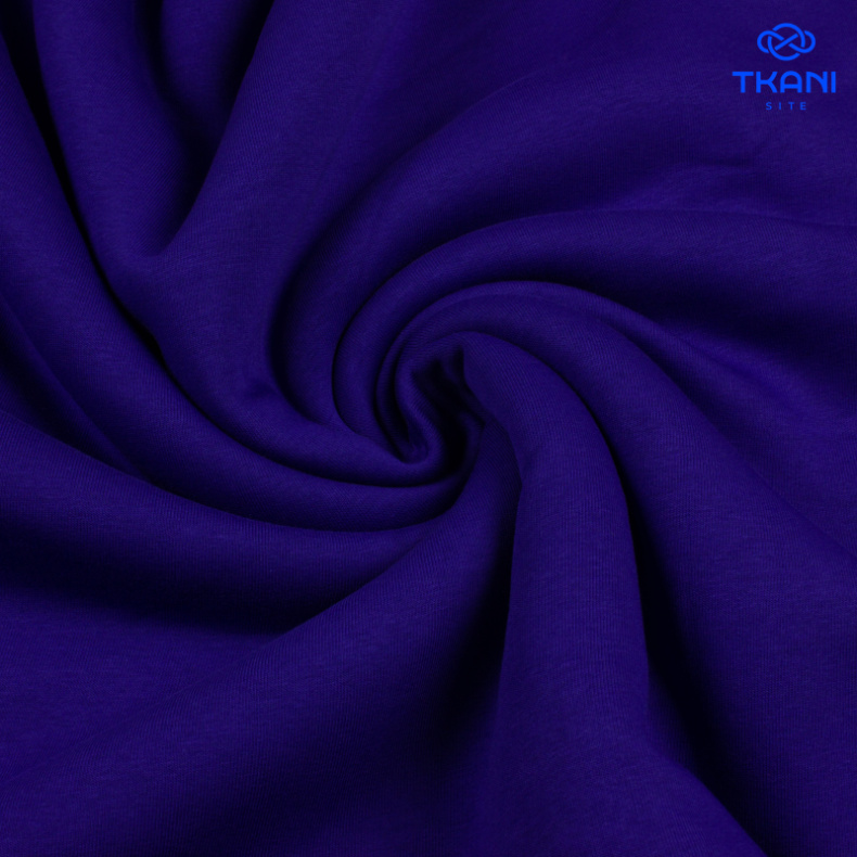 1207. Футер 3нитка с начесом. Синий. от Tkani.site