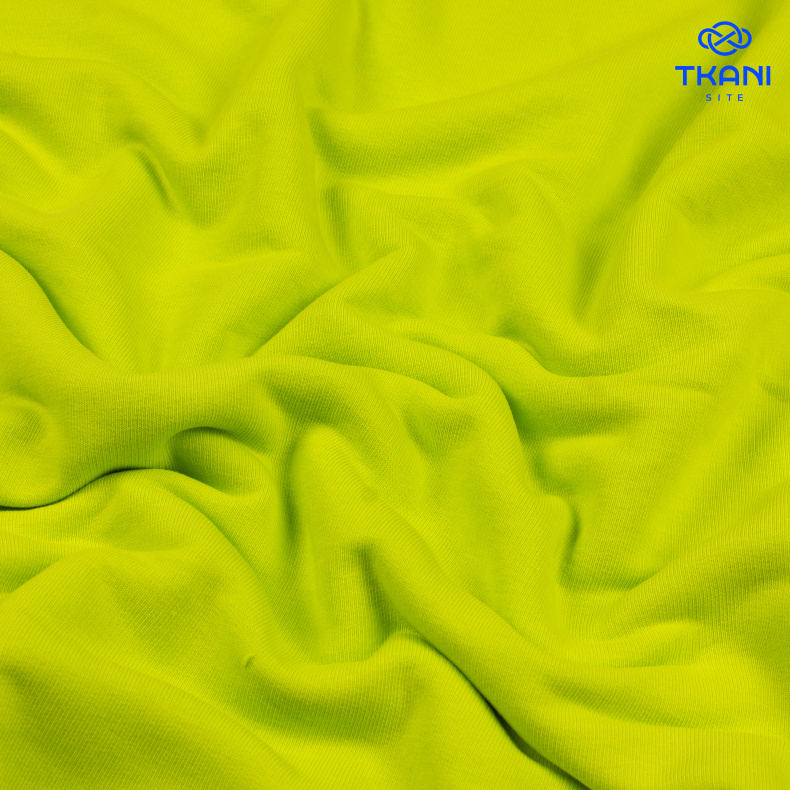 1208. Футер 3нитка. Петля. Лайм. от Tkani.site