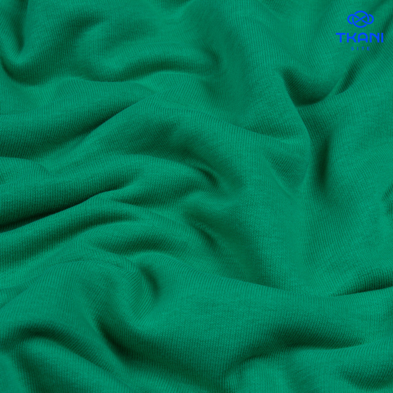 1212. Футер 3нитка. Петля. Изумруд. от Tkani.site