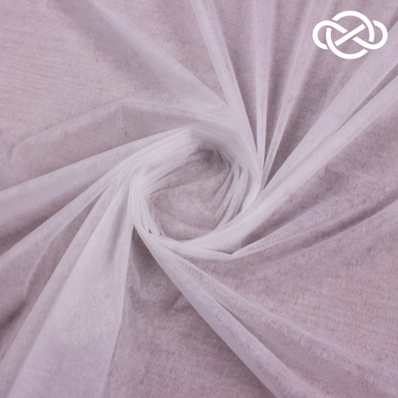 21258. Тонкая клеевая. Белый. от Tkani.site