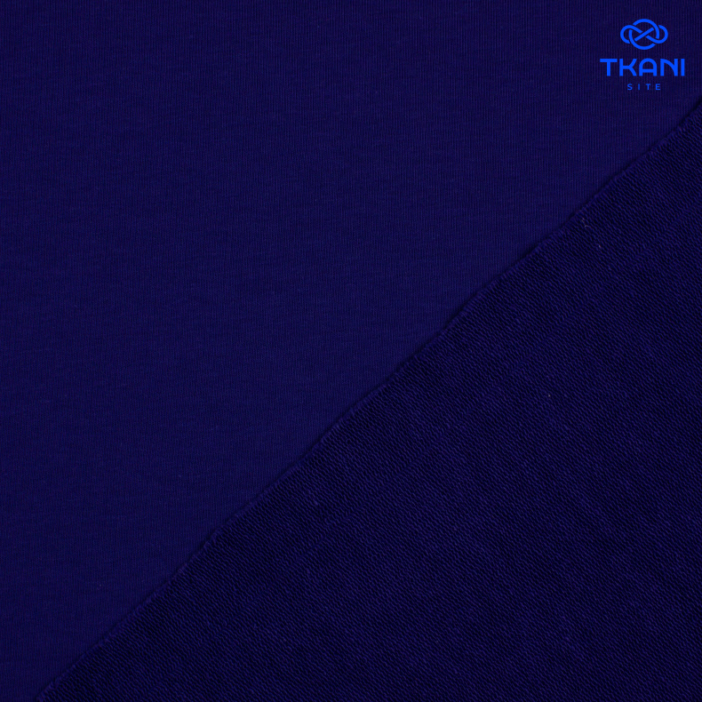 1215. Футер 3нитка. Петля. Королевский синий. Уценка!!! от Tkani.site