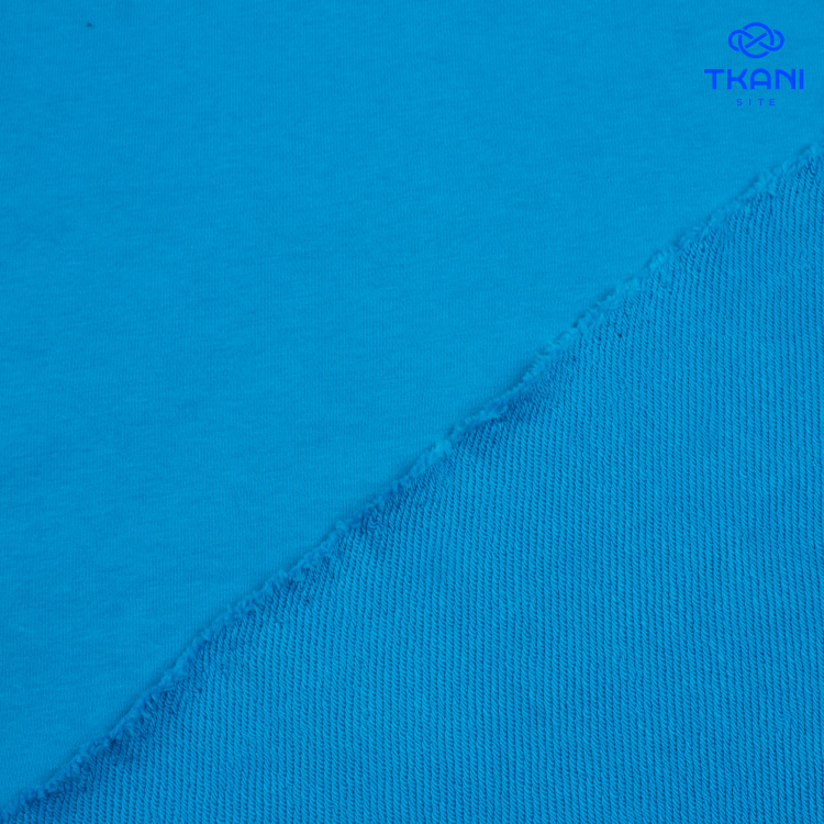 1225. Футер 3нитка. Петля. Кюрасао. - фото 2