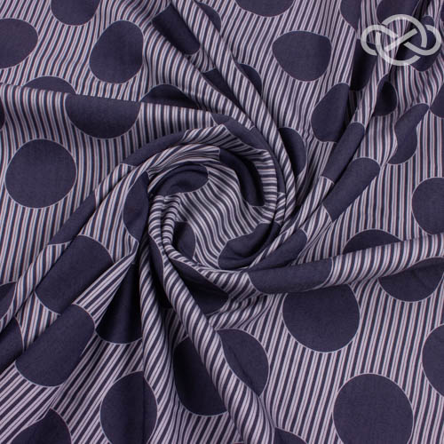21576. Tencel. Тонкая джинса. Принт.
