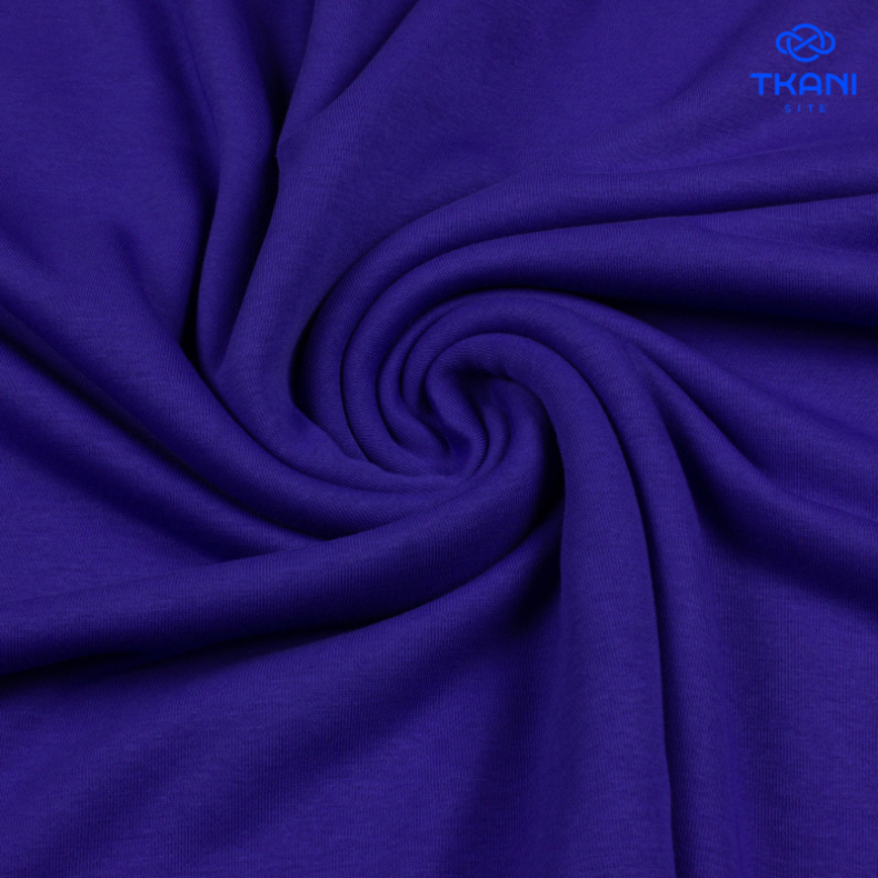 1229. Футер 3нитка. Петля. Василек. от Tkani.site