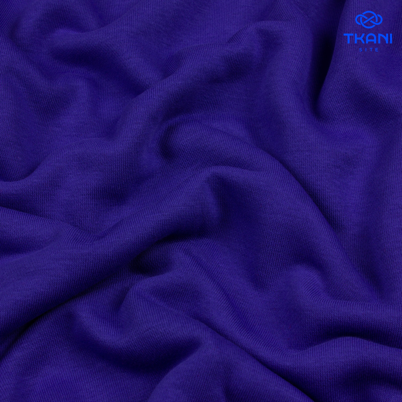 1229. Футер 3нитка. Петля. Василек. от Tkani.site