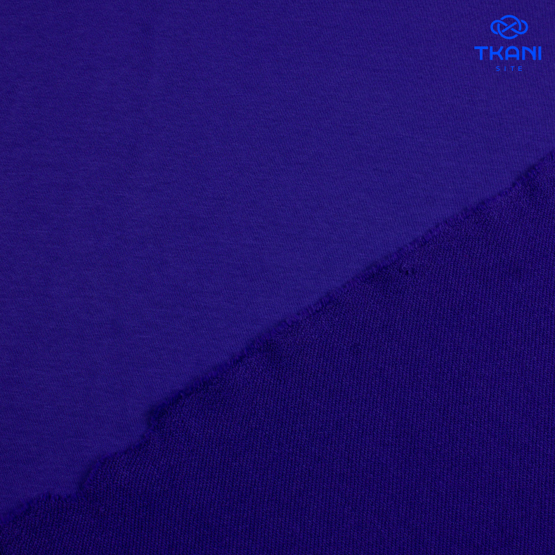 1229. Футер 3нитка. Петля. Василек. от Tkani.site