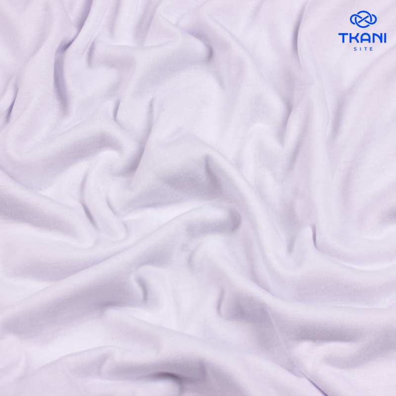 1242. Кулирная гладь. Белый (Тонкая)