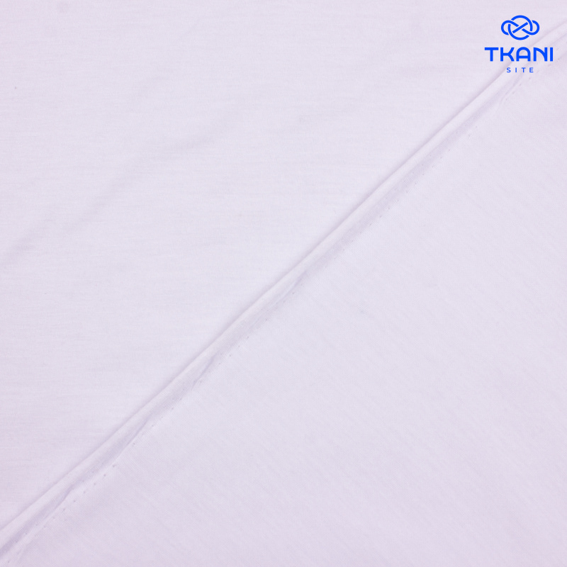 1242. Кулирная гладь. Белый (Тонкая)