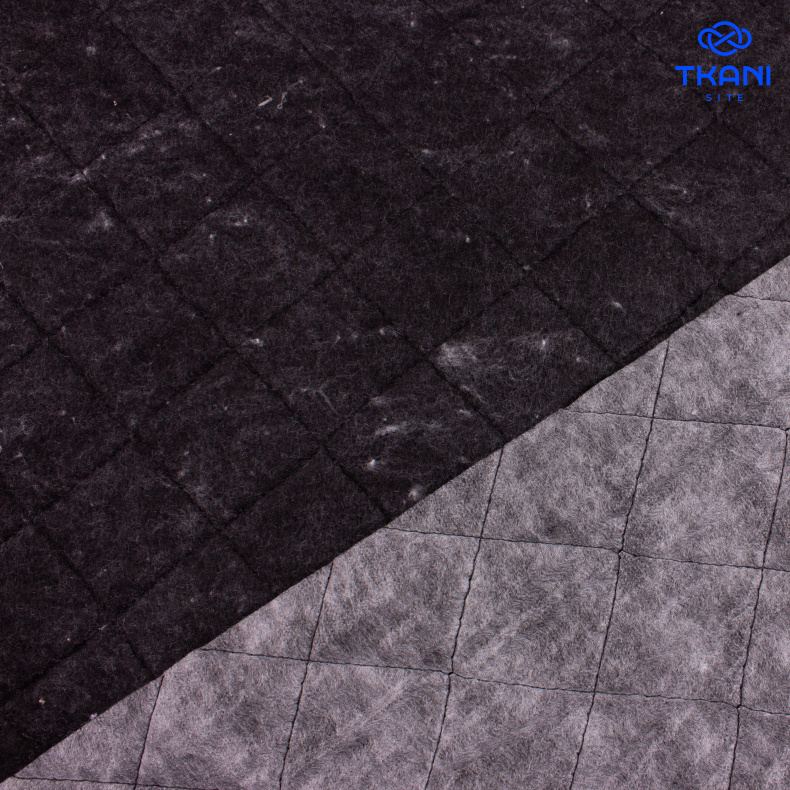 78422. Стеганый шерстипон на нетканом полотне. от Tkani.site