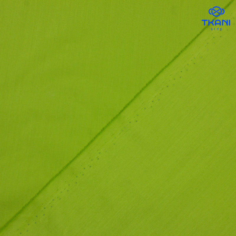 1257. Хлопок. Тиси. Идеален для медицинской одежды. Зеленый Ара.