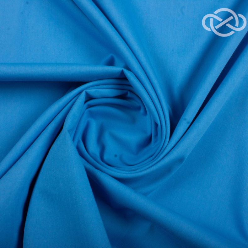 22139.Поплин. Blue Jewel. от Tkani.site