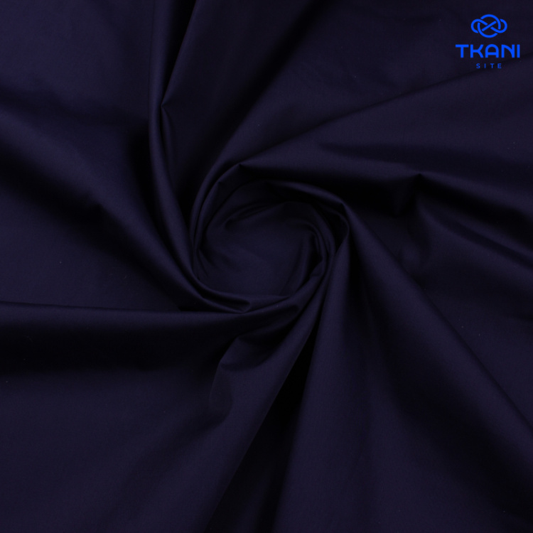 1262. Хлопок. Тиси средней плотности.. Идеален для медицинской одежды. Темно-синий. Уценка!!!