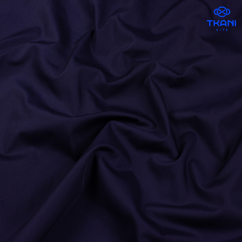 1262. Хлопок. Тиси средней плотности.. Идеален для медицинской одежды. Темно-синий. Уценка!!!