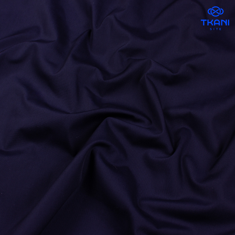 1262. Хлопок. Тиси средней плотности.. Идеален для медицинской одежды. Темно-синий. Уценка!!! - фото 1