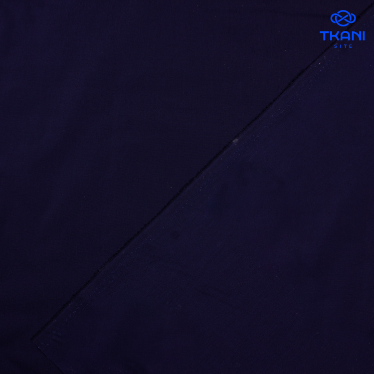 1262. Хлопок. Тиси средней плотности.. Идеален для медицинской одежды. Темно-синий. Уценка!!! - фото 2