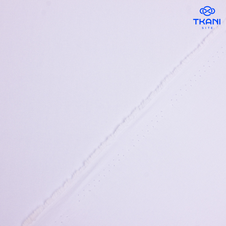 1265. Костюмная. Габардин. Белый. Уценка!!! от Tkani.site