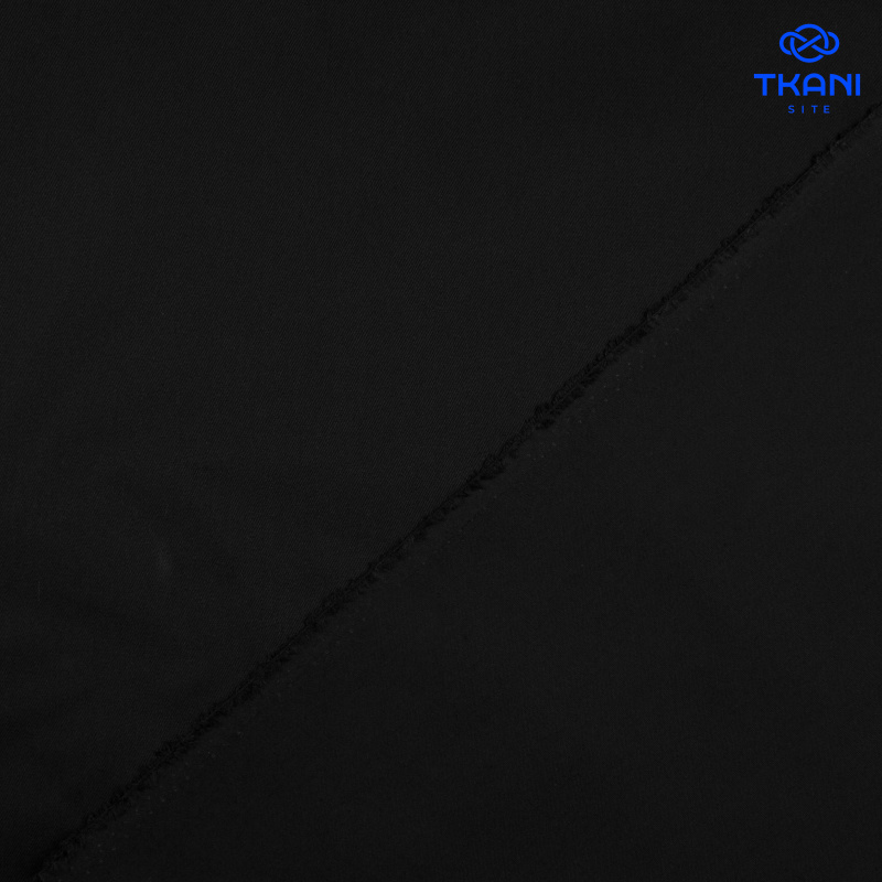 1267. Cotton-twill  Хлопок. Средней плотности. Черный.