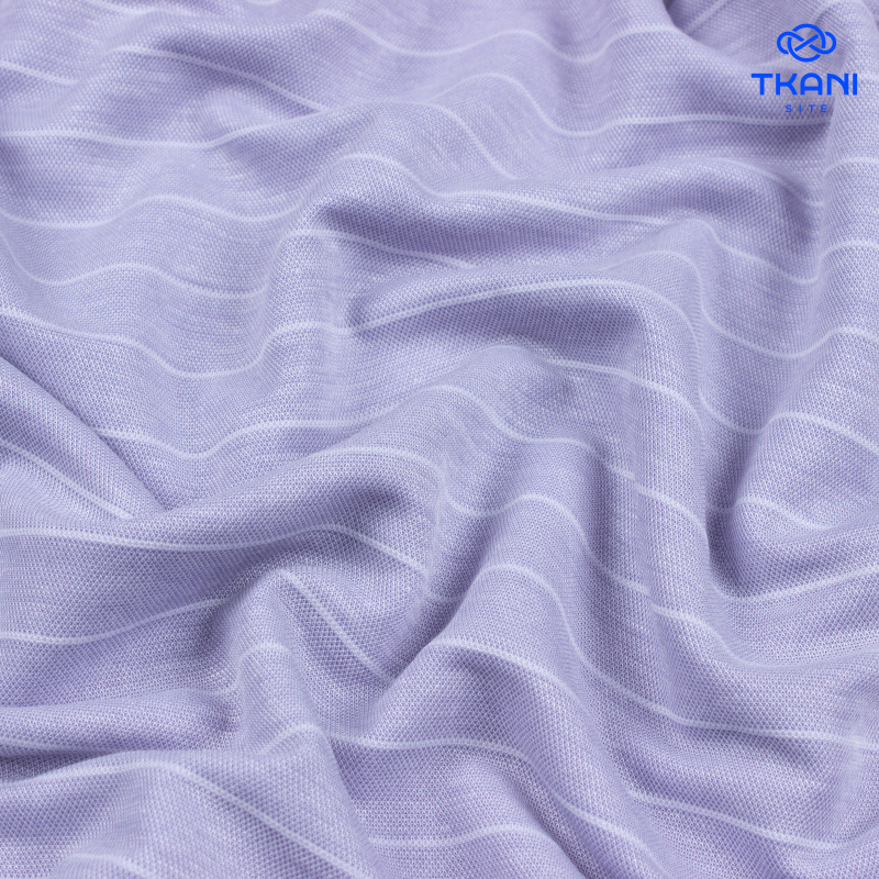 74319. Трикотажное полотно. Лакоста. В полоску.