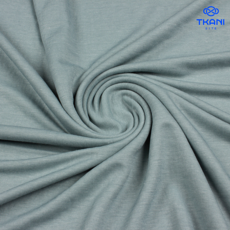 1270. Трикотажное полотно. Лакоста. Ледяное утро. от Tkani.site