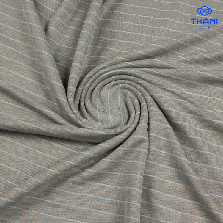 1272. Трикотажное полотно. Лакоста. В полоску.