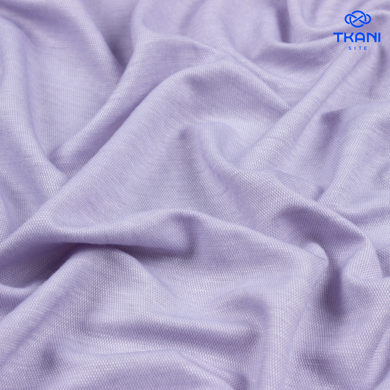 74372. Трикотажное полотно. Лакоста. Ballad blue. от Tkani.site