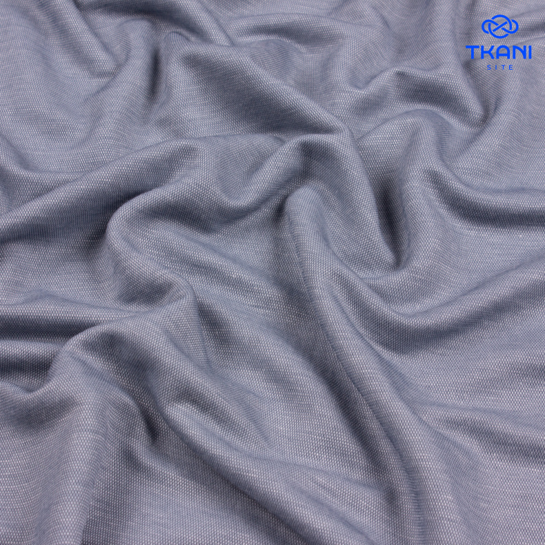 1278. Трикотажное полотно. Лакоста. Ниагарский туман. от Tkani.site