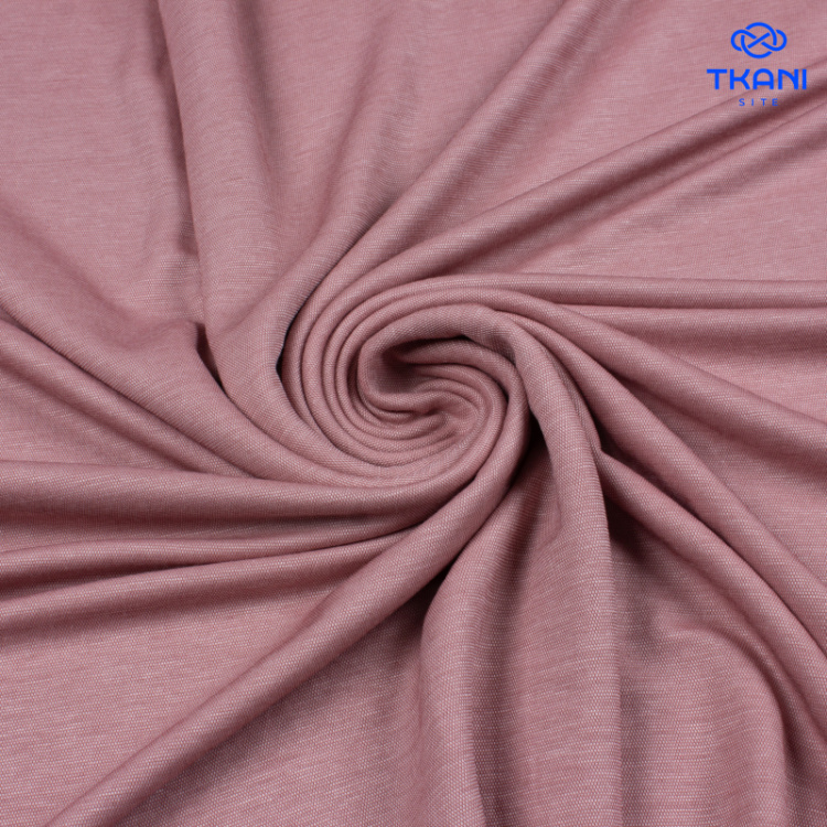 1279. Трикотажное полотно. Лакоста. Розовое облако.