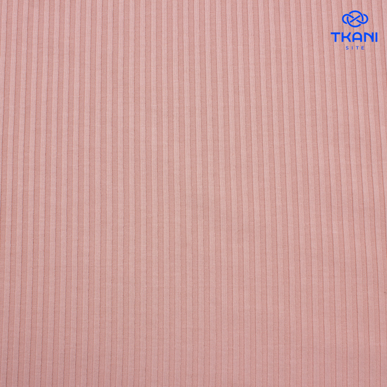 91999. Трикотажное полотно. Лапша. Нежный персик. Уценка!!! от Tkani.site