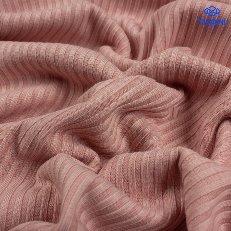 91991. Трикотажное полотно. Лапша. Розовая пудра