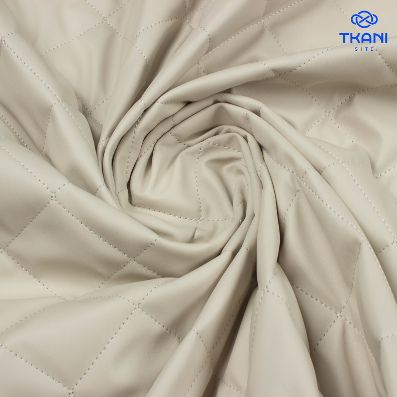 76175-1. Экокожа. Стежка на синтепоне.  от Tkani.site