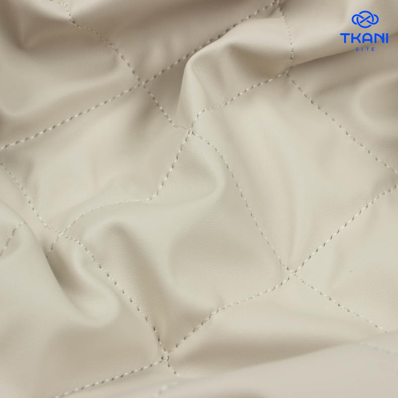 76175-1. Экокожа. Стежка на синтепоне.  от Tkani.site