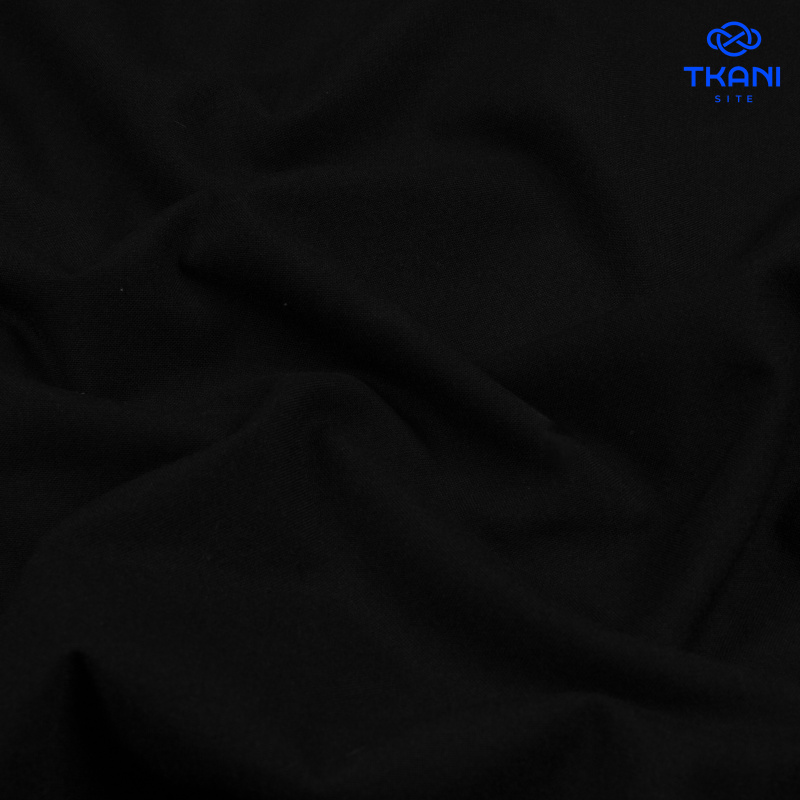 1283. Костюмная вискоза. Черный.