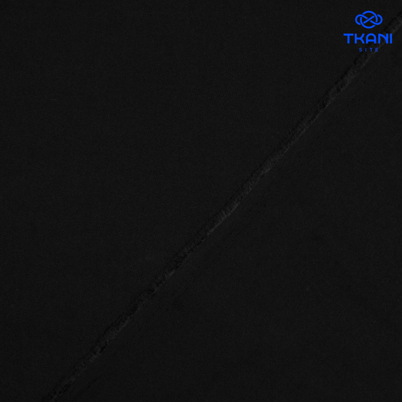 1283. Костюмная вискоза. Черный.