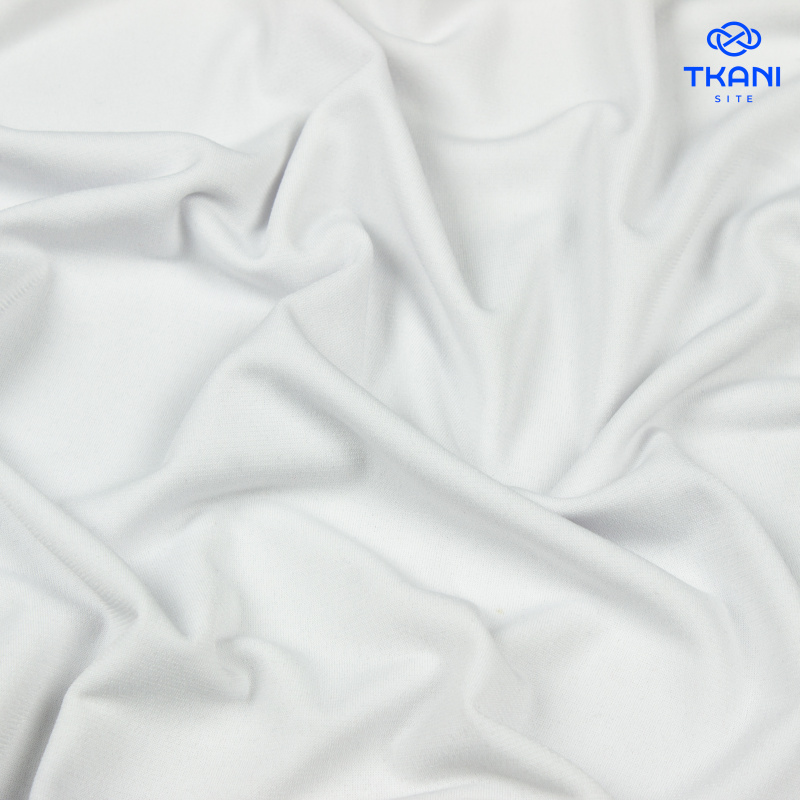 73019. Трикотажное полотно. Масло. Белый. Уценка!!!