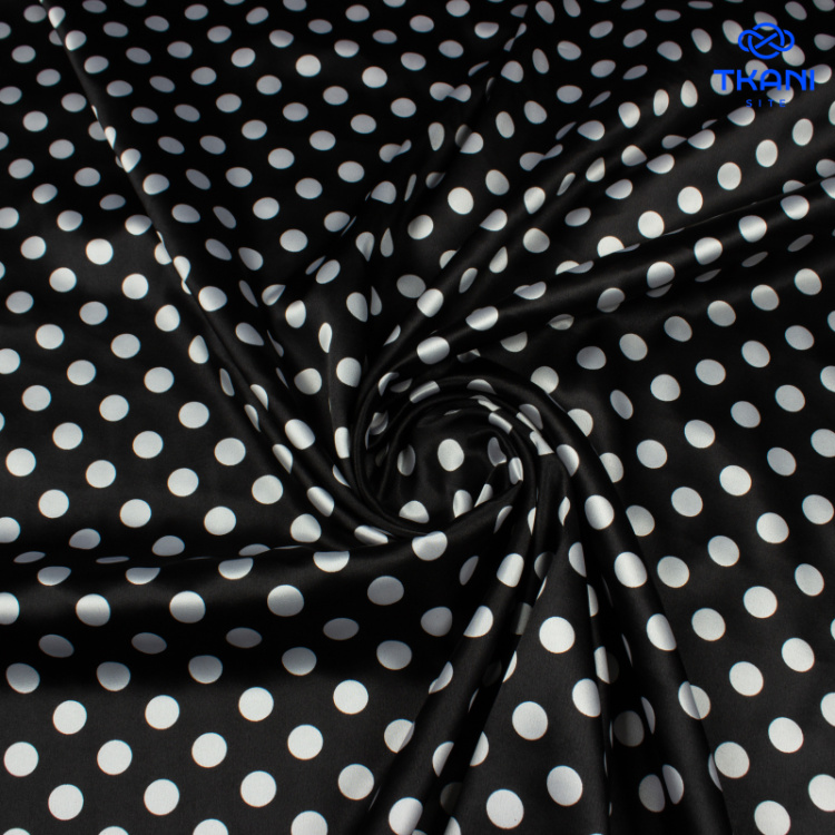 79435.  Плательная. Атлас. Принт.