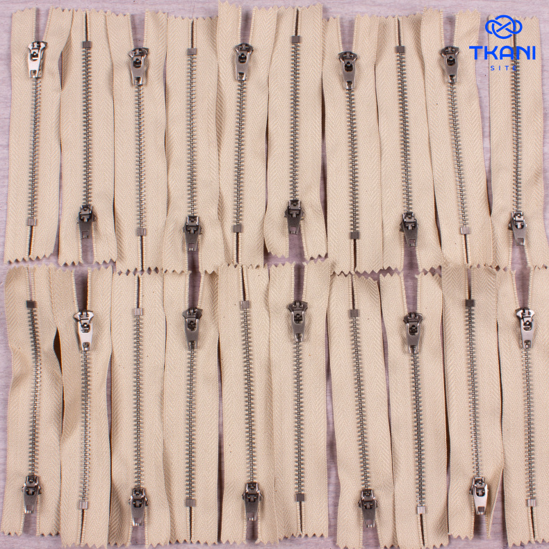 2075. Молнии короткие металлические. 10см. 20шт. Цена за упаковку. от Tkani.site