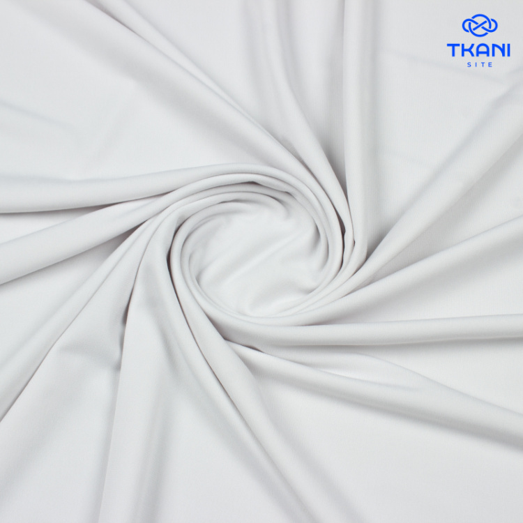 90658. Трикотажное полотно. Масло. Белый