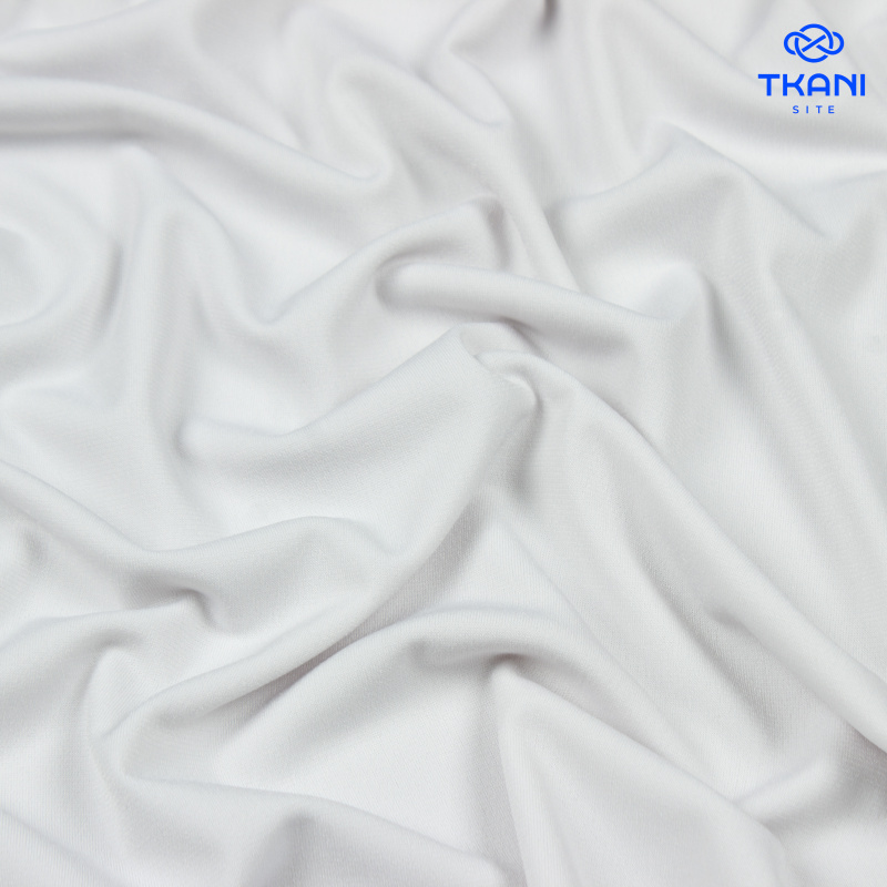 90658. Трикотажное полотно. Масло. Белый